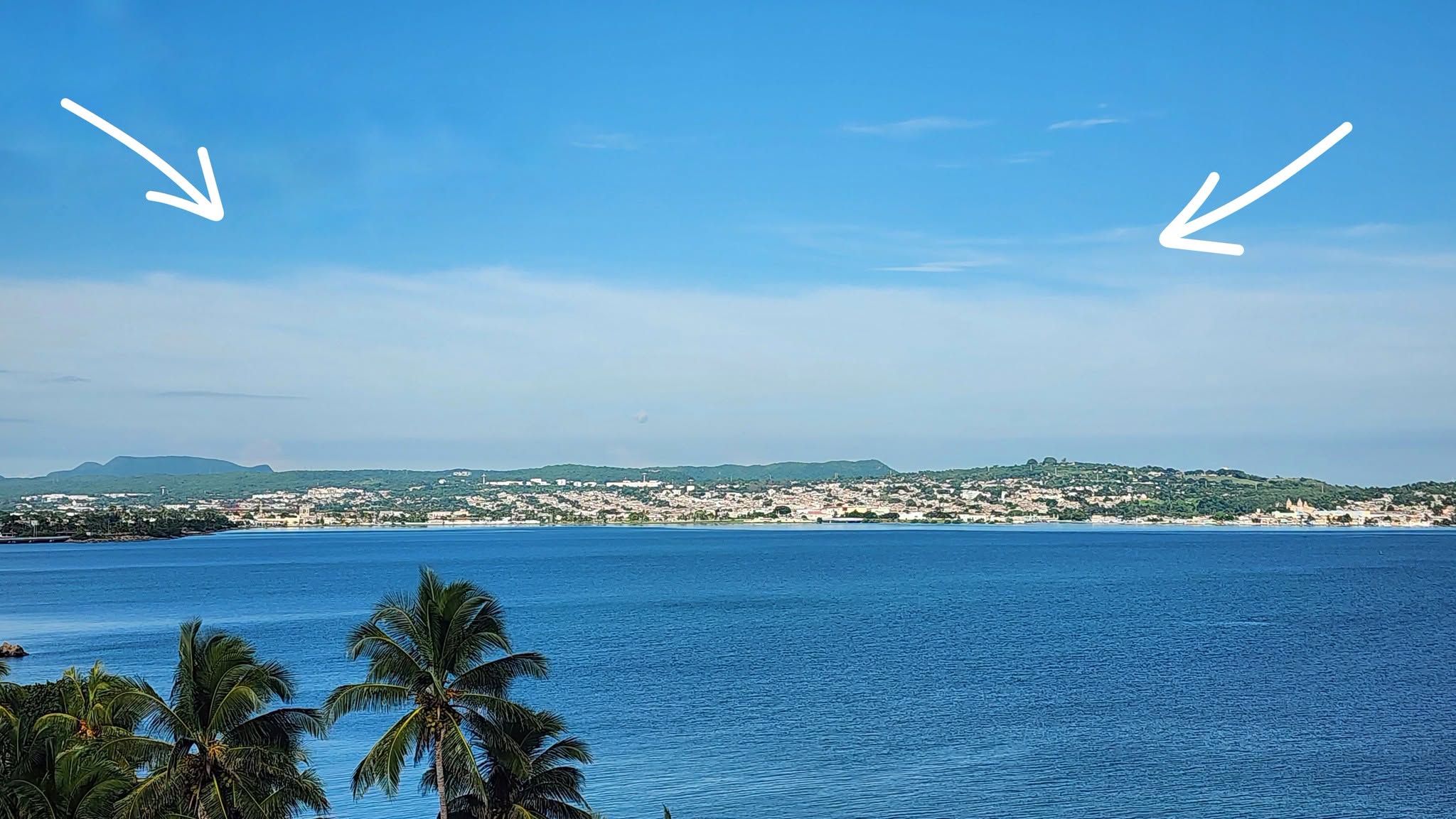 Observan desde Matanzas un inusual fenómeno relacionado al huracán Isaías