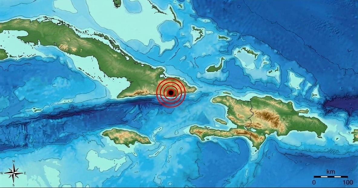 Reportan sismo perceptible en las provincias de Santiago de Cuba y Guantánamo